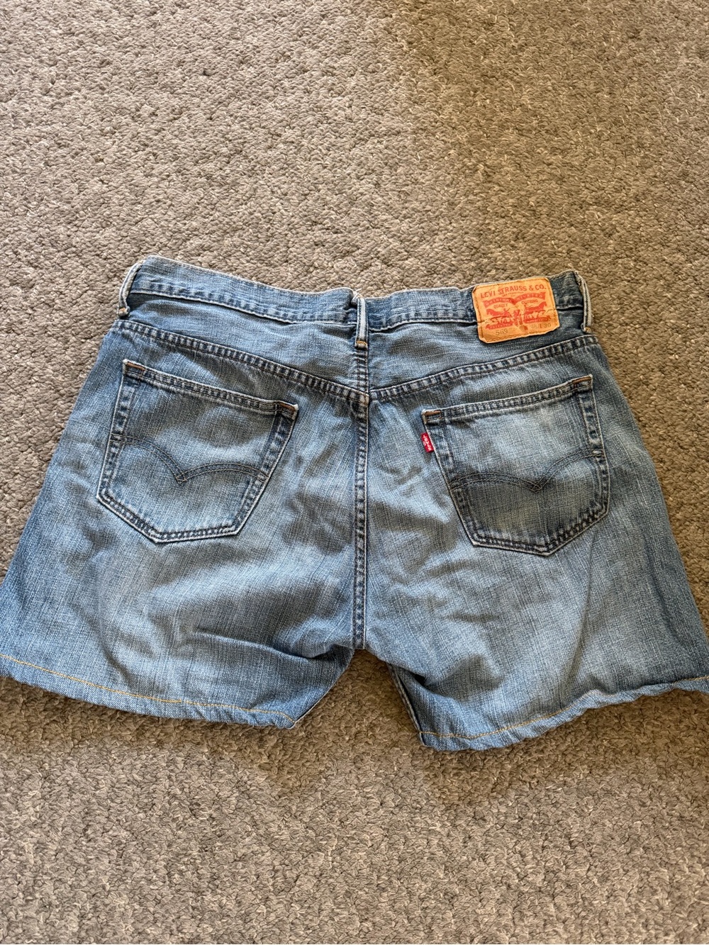 Levi’s Distressed Relaxed Fit Denim Shorts